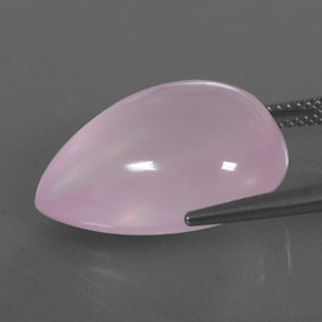Rose Quartz Gemstone in 21.6 x 15.9 mm Size for Sale, Rose Quartz Stone in Pink Color