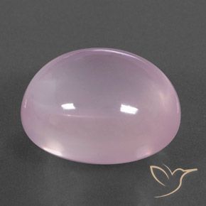 23.45 ct Pink Rose Quartz Stone, Natural Rose Quartz in Oval Cabochon Shape for Sale