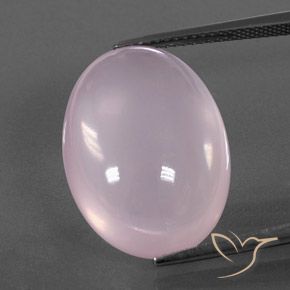 20.50ct Natural Light Pink Rose Quartz, Oval, Transparent/Translucent