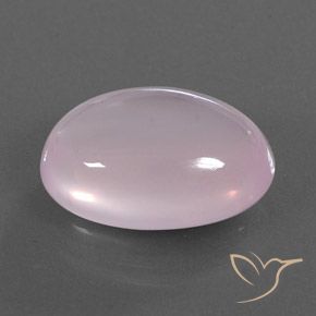 13.88 ct Pink Rose Quartz Stone, Natural Rose Quartz in Oval Cabochon Shape for Sale
