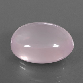 22.01 ct Pink Rose Quartz Stone, Natural Rose Quartz in Oval Cabochon Shape for Sale