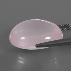 Rose Quartz Gemstone in 20 x 15 mm (calibrated) Size for Sale, Rose Quartz Stone in Pink Color