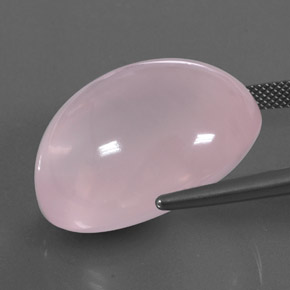 Rose Quartz Gemstone in 26.3 x 20.8 mm Size for Sale, Rose Quartz Stone in Pink Color