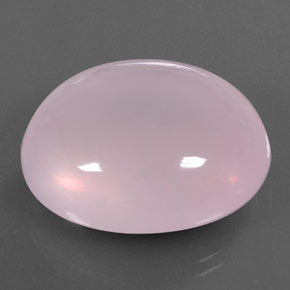 50.20 ct Pink Rose Quartz Stone, Natural Rose Quartz in Oval Cabochon Shape for Sale