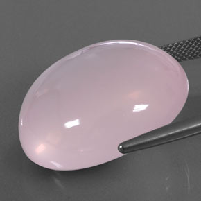 Rose Quartz Gemstone in 26.1 x 22.7 mm Size for Sale, Rose Quartz Stone in Pink Color