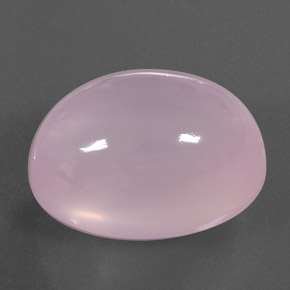 45.80 ct Pink Rose Quartz Stone, Natural Rose Quartz in Oval Cabochon Shape for Sale