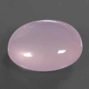 44.72 ct Pink Rose Quartz Stone, Natural Rose Quartz in Oval Cabochon Shape for Sale