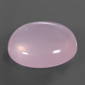 37.53 ct Pink Rose Quartz Stone, Natural Rose Quartz in Oval Cabochon Shape for Sale