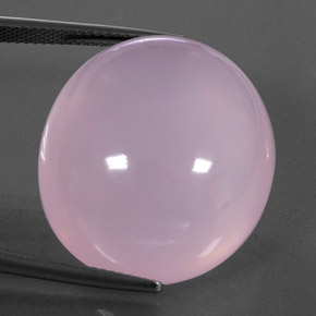 45.20 ct Pink Rose Quartz Gemstone, Rose Quartz Gem in Oval Cabochon Shape for Sale.
