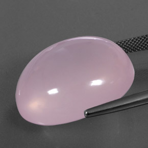 Rose Quartz Gemstone in 24.8 x 22 mm Size for Sale, Rose Quartz Stone in Pink Color