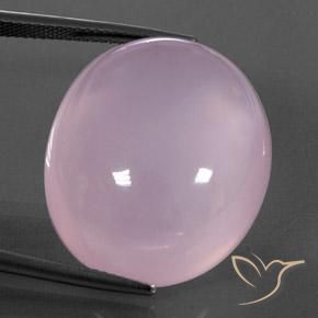 41.98ct Natural Light Pink Rose Quartz, Oval, Transparent/Translucent