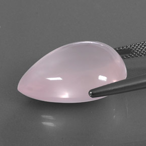 Rose Quartz Gemstone in 22.8 x 17.4 mm Size for Sale, Rose Quartz Stone in Light Pink Color