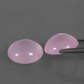 Rose Quartz Gemstones in 15.2 x 13.8 mm Size for Sale, Rose Quartz Stones in Pink Color