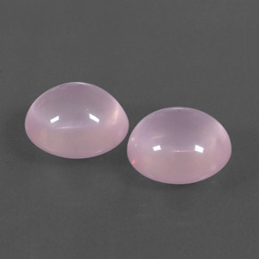 21.50 ctw Pink Rose Quartz Stones, Natural Rose Quartz in Oval Cabochon Shape for Sale