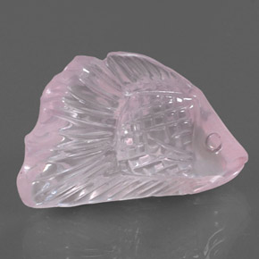 Rose Quartz Gemstone in 27.4 x 18.3 mm Size for Sale, Rose Quartz Stone in Pink Color