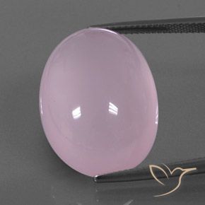 28.95ct Natural Bubblegum Pink Rose Quartz, Oval, Transparent/Translucent