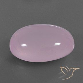 28.95 ct Pink Rose Quartz Stone, Natural Rose Quartz in Oval Cabochon Shape for Sale