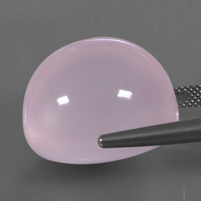 Rose Quartz Gemstone in 21.2 x 18.4 mm Size for Sale, Rose Quartz Stone in Pink Color