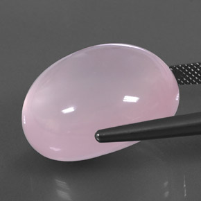 Rose Quartz Gemstone in 22.4 x 19.3 mm Size for Sale, Rose Quartz Stone in Pink Color