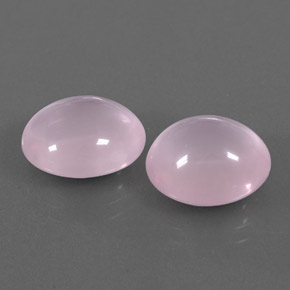 13.03 ct Pink Rose Quartz Stone, Natural Rose Quartz in Oval Cabochon Shape for Sale