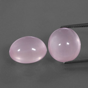 13.4ct Oval Cabochon Pink Rose Quartz Gem for sale 13.4ct Oval Cabochon Pink Rose Quartz Gem (ID: 345352)