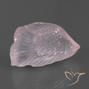 Rose Quartz Gemstone in 26.3 x 17.1 mm Size for Sale, Rose Quartz Stone in Light Rose Pink Color