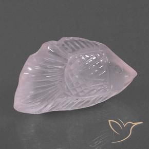 Rose Quartz Gemstone in 27.8 x 16.8 mm Size for Sale, Rose Quartz Stone in Very Light Rose Pink Color