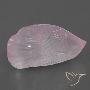 Rose Quartz Gemstone in 39 x 21.7 mm Size for Sale, Rose Quartz Stone in Light Rose Pink Color