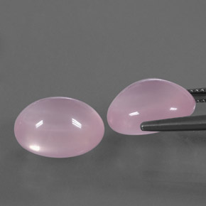 Rose Quartz Gemstone in 13.6 x 10.8 mm Size for Sale, Rose Quartz Stone in Pink Color
