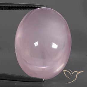 28.75ct Natural Light Pink Rose Quartz, Oval, Transparent/Translucent