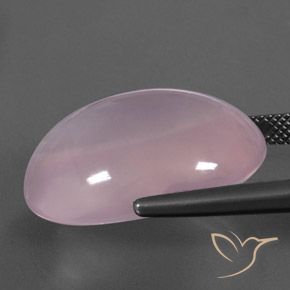 Rose Quartz Gemstone in 23.3 x 17.3 mm Size for Sale, Rose Quartz Stone in Light Pink Color