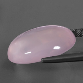 Rose Quartz Gemstone in 24.2 x 21 mm Size for Sale, Rose Quartz Stone in Pink Color