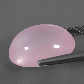 Rose Quartz Gemstone in 20 x 15 mm (calibrated) Size for Sale, Rose Quartz Stone in Pink Color