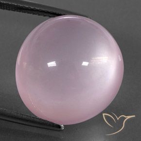 24.80ct Natural Light Pink Rose Quartz, Oval, Transparent/Translucent