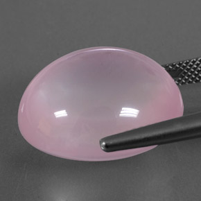 Rose Quartz Gemstone in 19.3 x 16.3 mm Size for Sale, Rose Quartz Stone in Pink Color