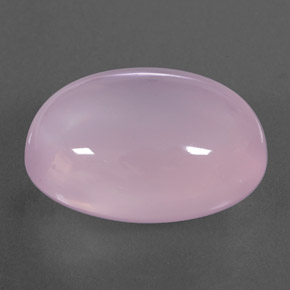 26.23 ct Pink Rose Quartz Stone, Natural Rose Quartz in Oval Cabochon Shape for Sale