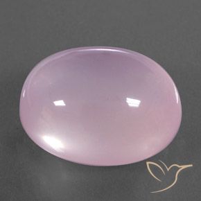 23.63 ct Pink Rose Quartz Stone, Natural Rose Quartz in Oval Cabochon Shape for Sale