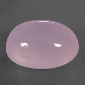 29.54 ct Pink Rose Quartz Stone, Natural Rose Quartz in Oval Cabochon Shape for Sale