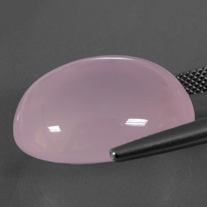 Rose Quartz Gemstone in 21.9 x 16.9 mm Size for Sale, Rose Quartz Stone in Pink Color
