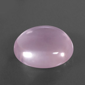 23.73 ct Pink Rose Quartz Stone, Natural Rose Quartz in Oval Cabochon Shape for Sale