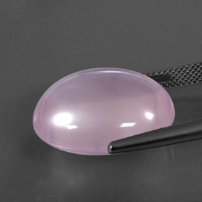 Rose Quartz Gemstone in 20.6 x 17.8 mm Size for Sale, Rose Quartz Stone in Pink Color