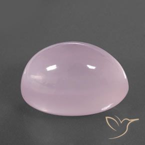 29.37 ct Pink Rose Quartz Stone, Natural Rose Quartz in Oval Cabochon Shape for Sale
