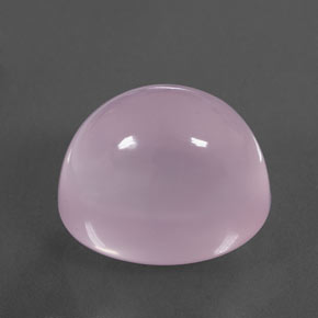 28.81 ct Pink Rose Quartz Stone, Natural Rose Quartz in Oval Cabochon Shape for Sale