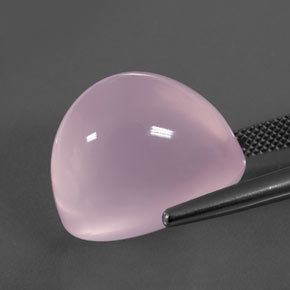 Rose Quartz Gemstone in 19 x 13.9 mm Size for Sale, Rose Quartz Stone in Bubblegum Pink Color