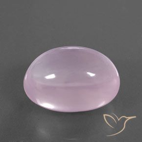22.58 ct Pink Rose Quartz Stone, Natural Rose Quartz in Oval Cabochon Shape for Sale
