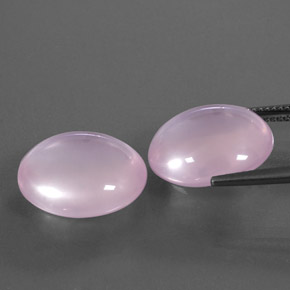 Rose Quartz Gemstones in 16.1 x 14.1 mm Size for Sale, Rose Quartz Stones in Pink Color