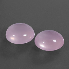 17.78 ct Pink Rose Quartz Stone, Natural Rose Quartz in Oval Cabochon Shape for Sale