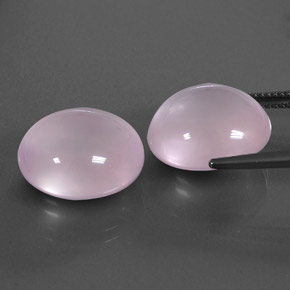 Rose Quartz Gemstone in 15.6 x 14.2 mm Size for Sale, Rose Quartz Stone in Pink Color