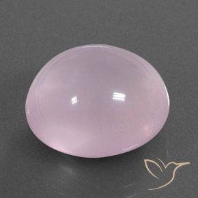 18.24 ct Pink Rose Quartz Stone, Natural Rose Quartz in Oval Cabochon Shape for Sale