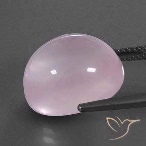 Rose Quartz Gemstone in 16.1 x 13.8 mm Size for Sale, Rose Quartz Stone in Bubblegum Pink Color